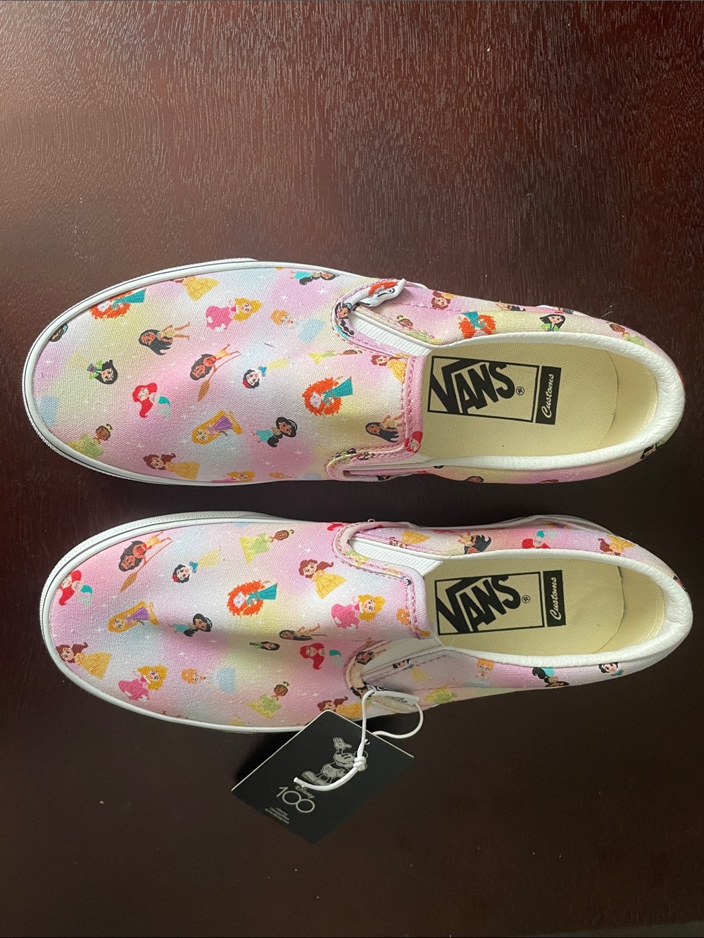 Vans Women’s Slip on Disney Princess Shoes